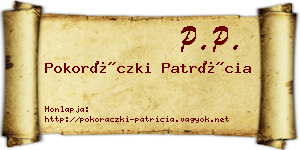 Pokoráczki Patrícia névjegykártya